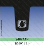 BMW 1 F20 A kamera na diaľkové svetlá je na spätnom SAINT-GOBAIN