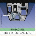 MAZDA 2 III A SAINT-GOBAIN sledovanie jazdnych pruhov,CitySafety