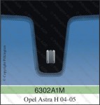 OPEL ASTRA III H A PILKINGTON