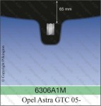 OPEL ASTRA III H 3D GTC A 6,5cm SAINT-GOBAIN