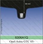 OPEL ASTRA III H 3D GTC A 9cm NORDGLASS