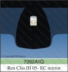 RENAULT CLIO III A obdlznik NORDGLASS
