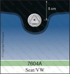 SEAT IBIZA II A / CORDOBA / INCA SP 4cm NORDGLASS