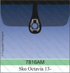 SKODA OCTAVIA III A (18cm po spodok) = BEZ BAUSETU AGC  VID 1B