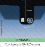 TOYOTA AVENSIS III A AGC úchyt vo výške 16,5cm