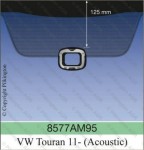 VW TOURAN I A senzor 12,6 cm PILKINGTON