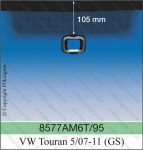 VW TOURAN I A senzor 10,5cm PILKINGTON