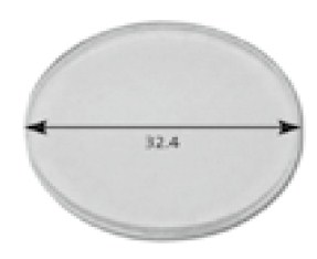 AA Gél pod senzor dažďa 32,4mm veľký