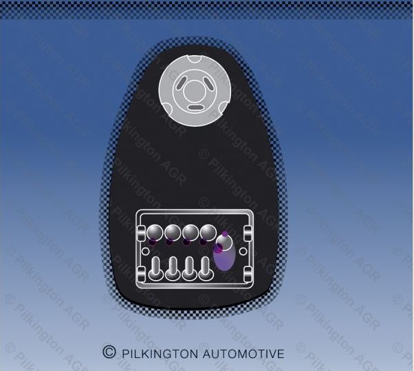 BMW 5 E39 A PILKINGTON