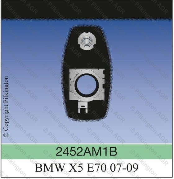 BMW X5 II E70 A  navyše pliešok na senzor zahmlievania FY