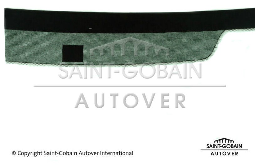 FORD TRANSIT III A bez úchytu, iba príprava na úchyt NORDGLASS