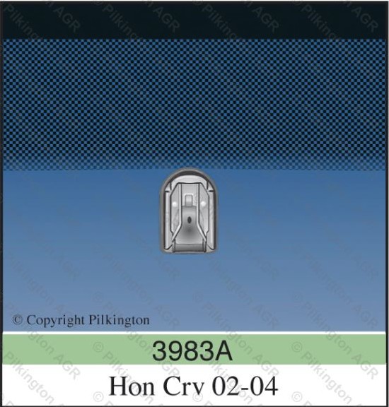 HONDA CRV II A PILKINGTON lišta na skle