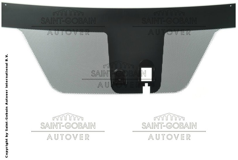 HONDA CIVIC A 5D HBK LHD SAINT-GOBAIN - bez vrchnej lišty