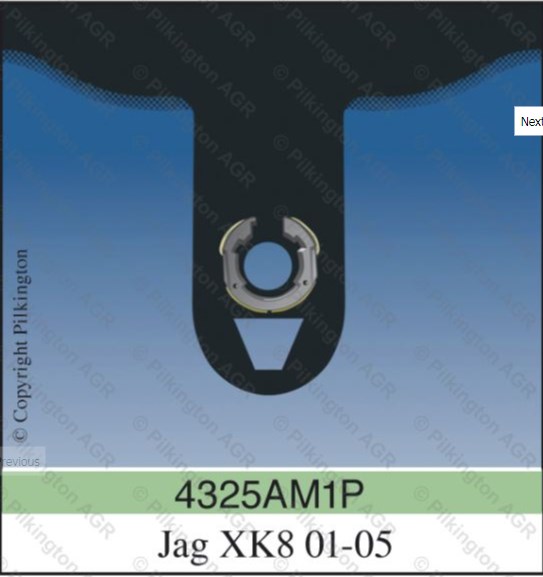 JAGUAR XK8 A SAINT-GOBAIN