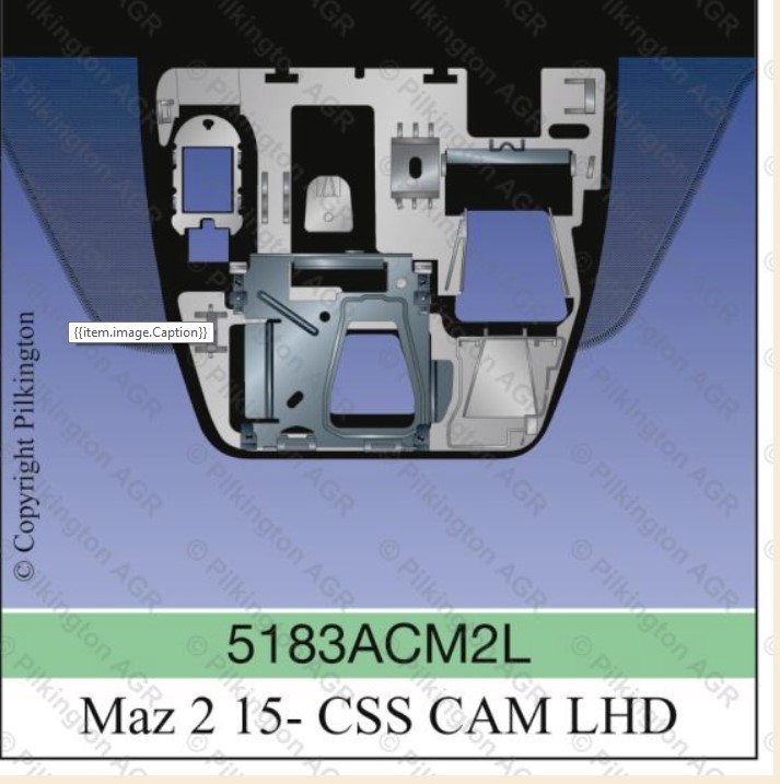 MAZDA 2 III A SAINT-GOBAIN sledovanie jazdnych pruhov,CitySafety