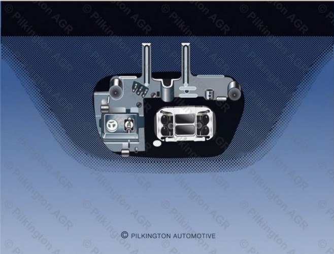 MERCEDES W203 A C-CLASS 4T PILKINGTON