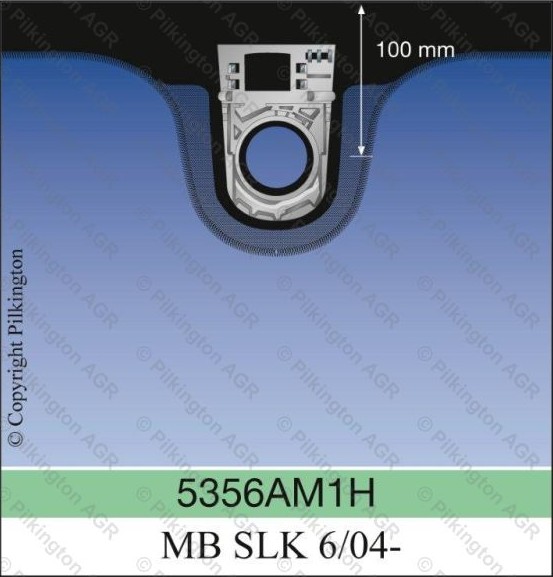 MERCEDES SLK II A R171 PILKINGTON