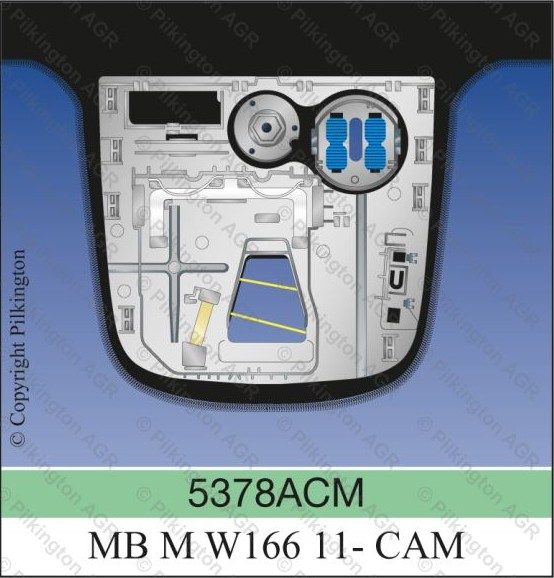 MERCEDES M-KLASS III A W166 PILKINGTON