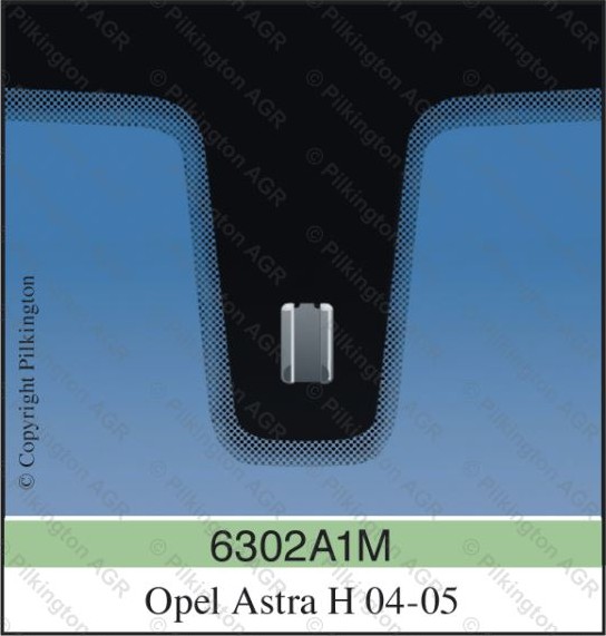 OPEL ASTRA III H A 12cm NORDGLASS