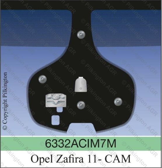OPEL ZAFIRA III A SAINT-GOBAIN