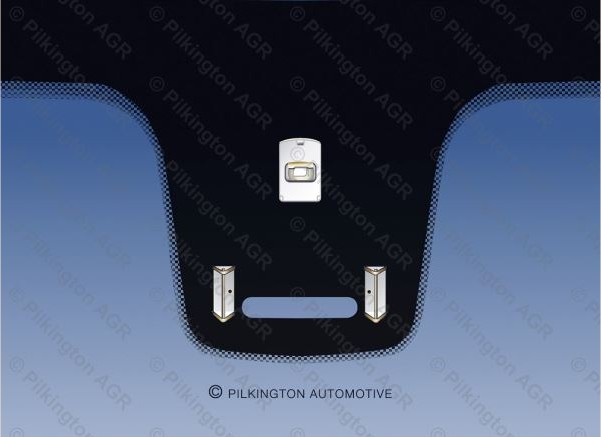 PEUGEOT 206 A SENZOR OBDLZNIK PILKINGTON