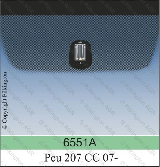 PEUGEOT 207  CC A PILKINGTON