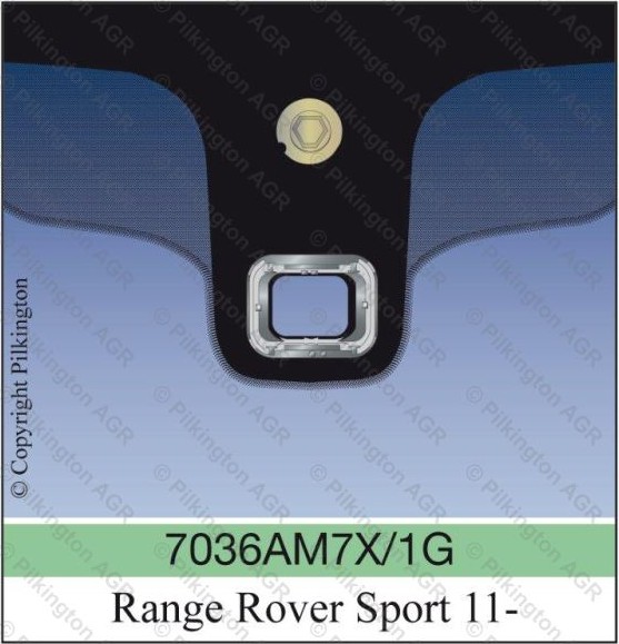 LANDROVER RANGE ROVER SPORT A PILKINGTON štvorec vin na vyšku