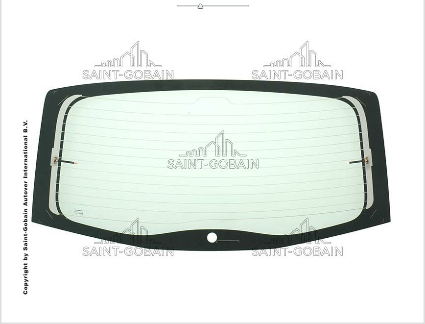 DACIA SANDERO I B 14 pásikov vyhrievania SAINT-GOBAIN