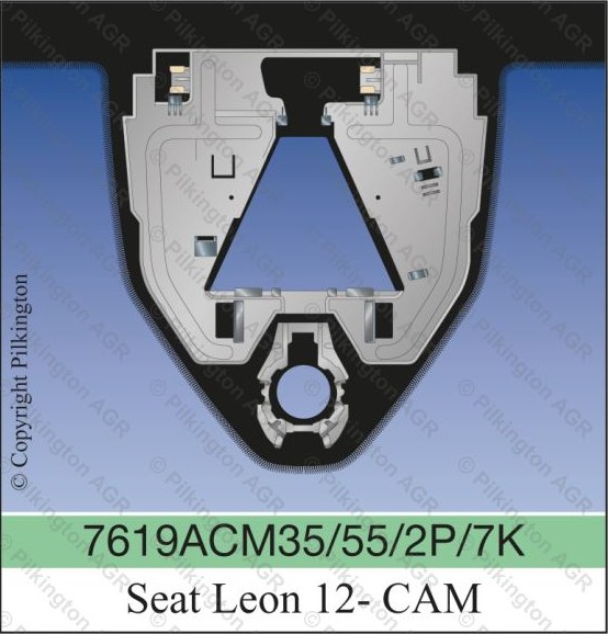 SEAT LEON III A PILKINGTON 2012-2016 PANORAMA