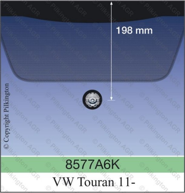 VW TOURAN I A SP 19,8cm PILKINGTON