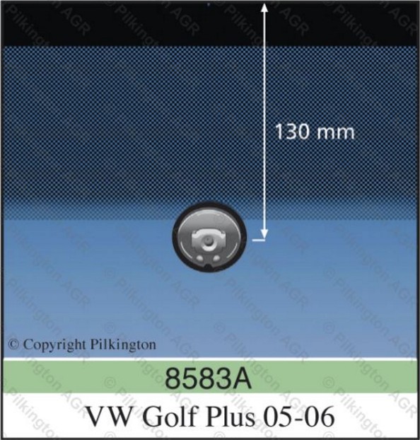 VW GOLF PLUS A SP 13cm NORDGLASS