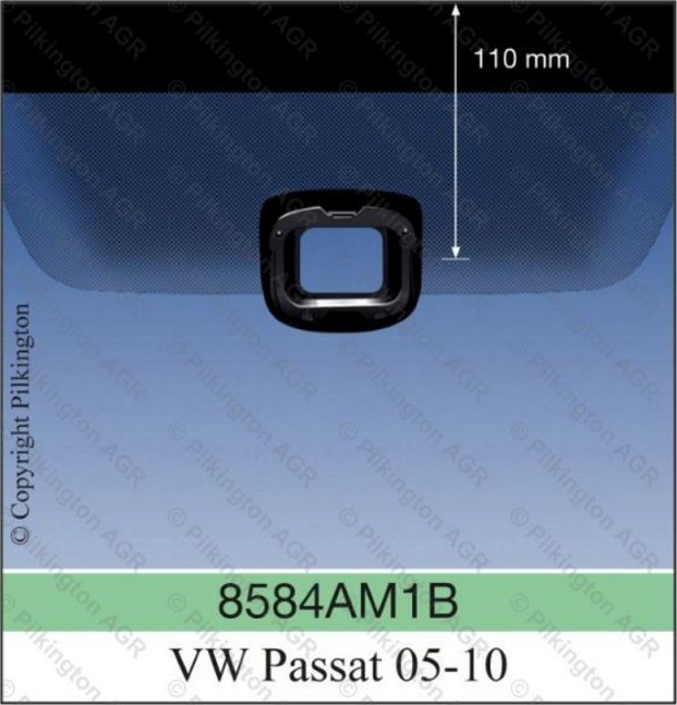 VW PASSAT B6 A 11cm PILKINGTON