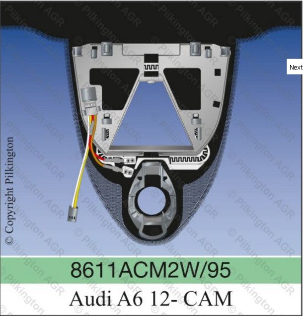 AUDI A6 III A kruh PILKINGTON