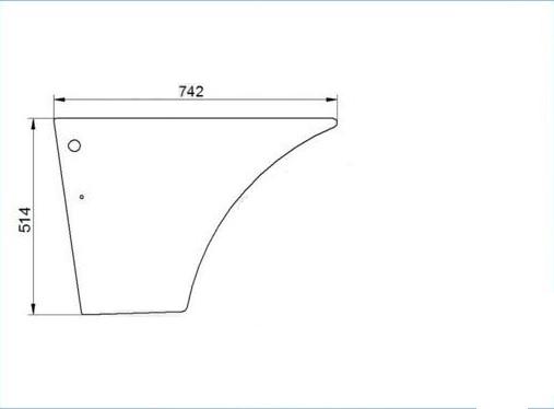 NEW HOLLAND Bager-nakladač LB75 - 115B - dolné vo dverách