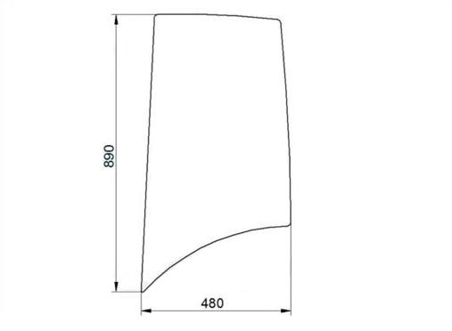 NEW HOLLAND mini-bager HR12/EC15/ZR15/HR12 ľavé bočné