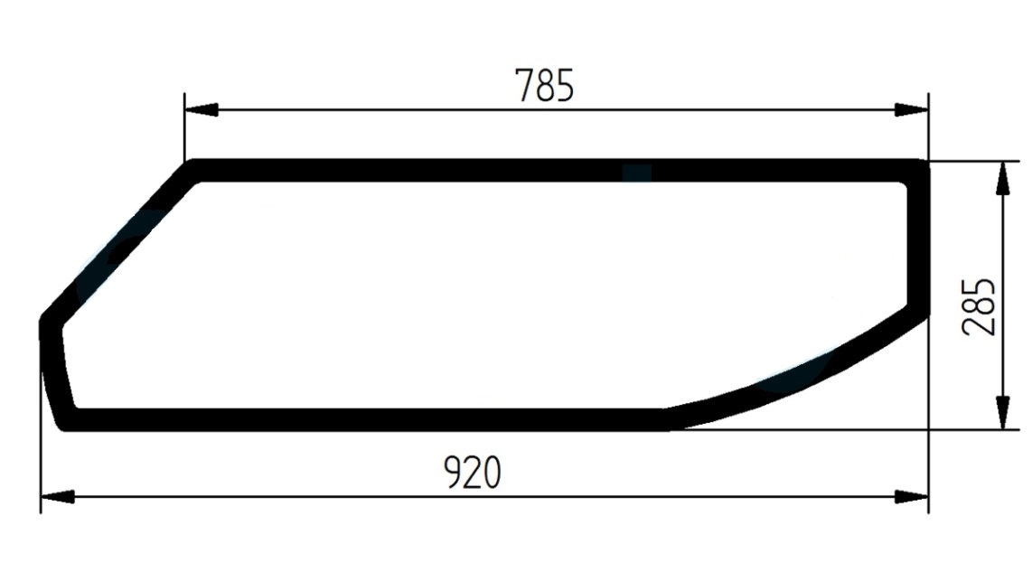 NEW HOLLAND Bager Case CX - dolné v dverách
