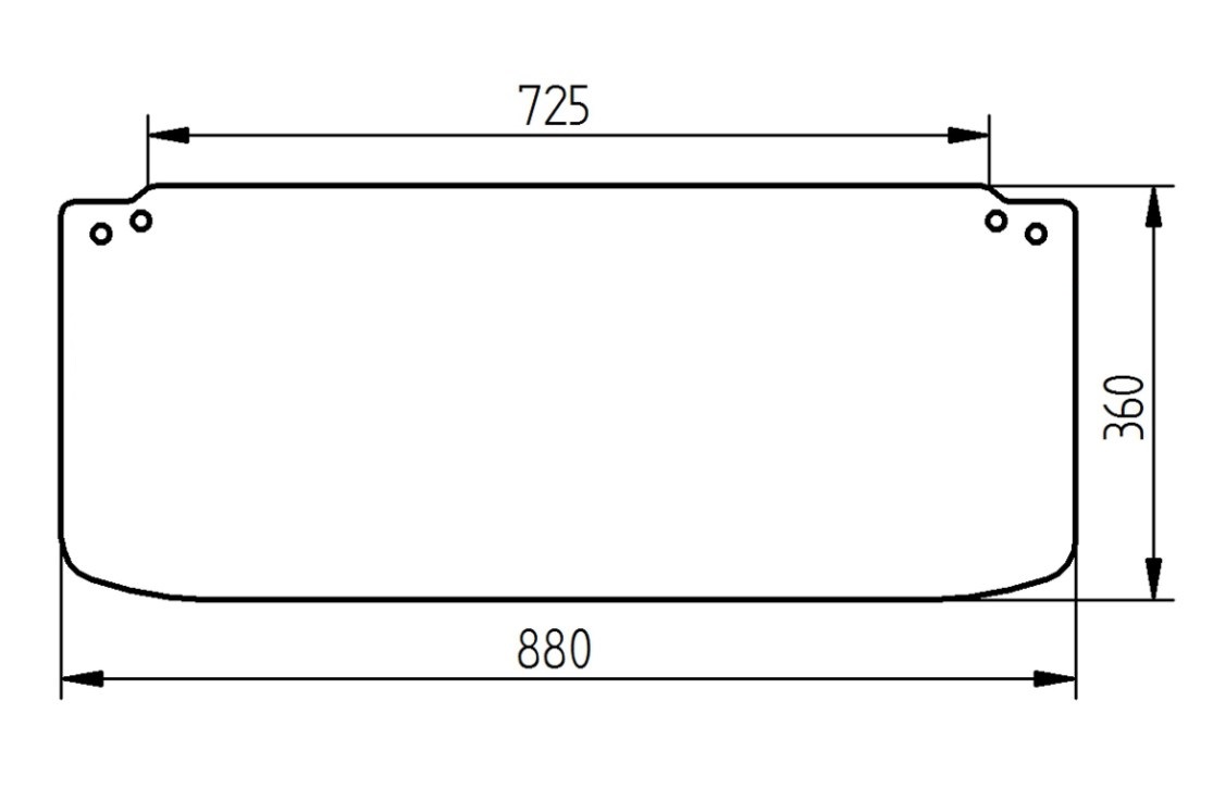 NEW HOLLAND Bager Case CX - predné dolné