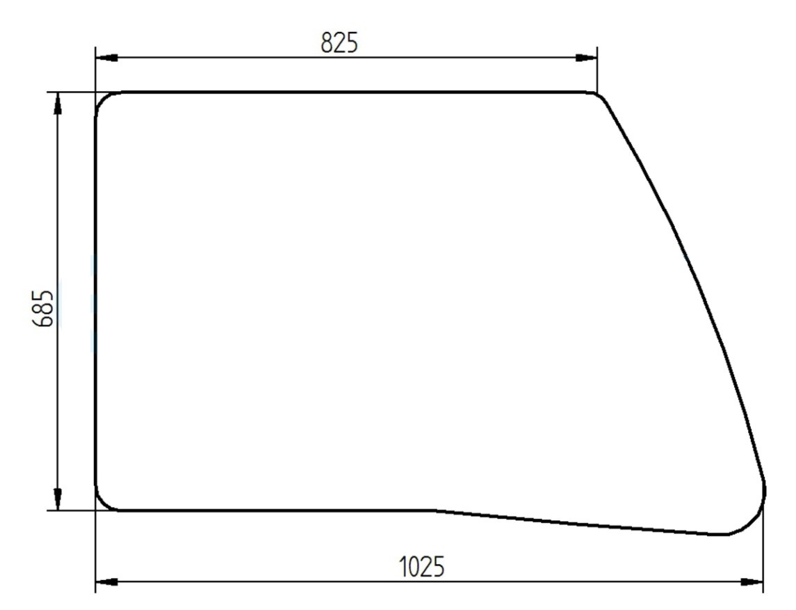 NEW HOLLAND Bager Case CX - bočné pravé predné