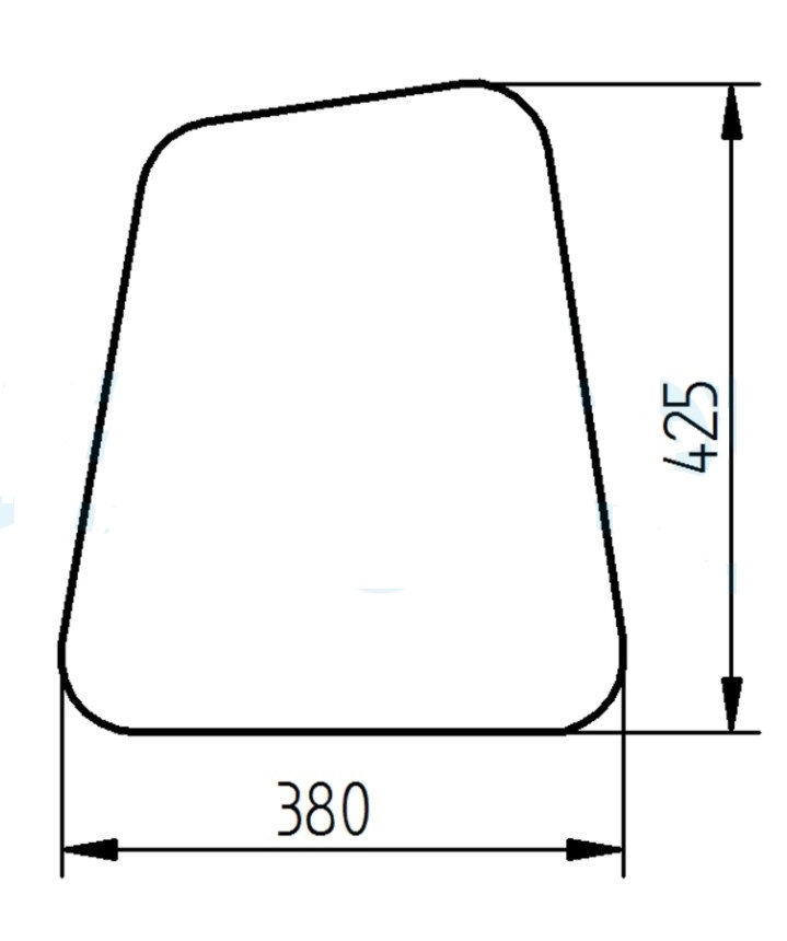 NEW HOLLAND Bager Case CX - bočné pravé dolné